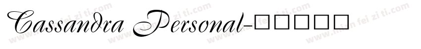 Cassandra Personal字体转换